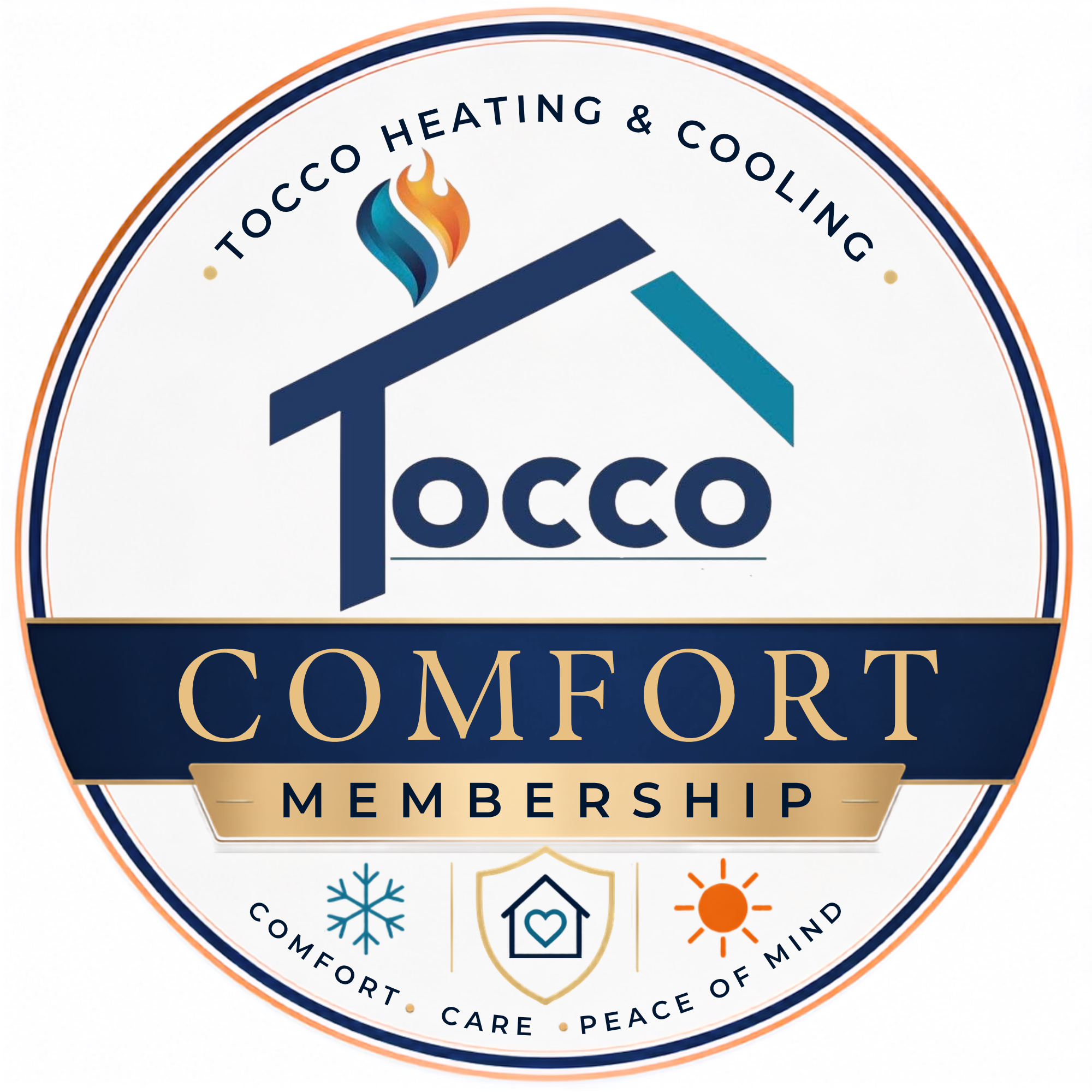 Tocco Comfort Membership heating and cooling logo